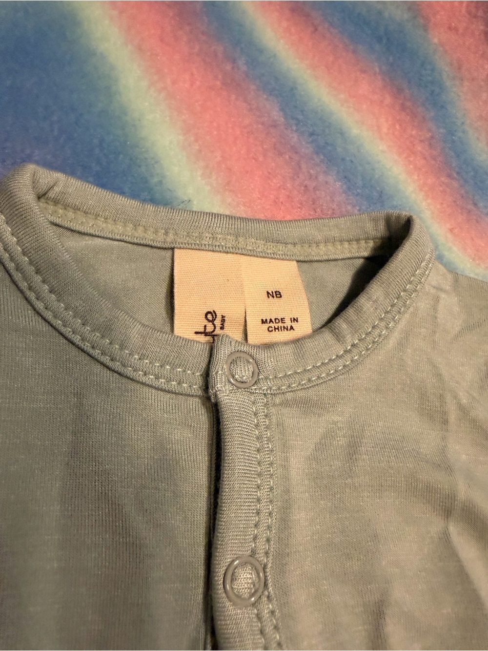 Kyte BABY Sage Green Long Sleeve One-Piece - Picture 12 of 13